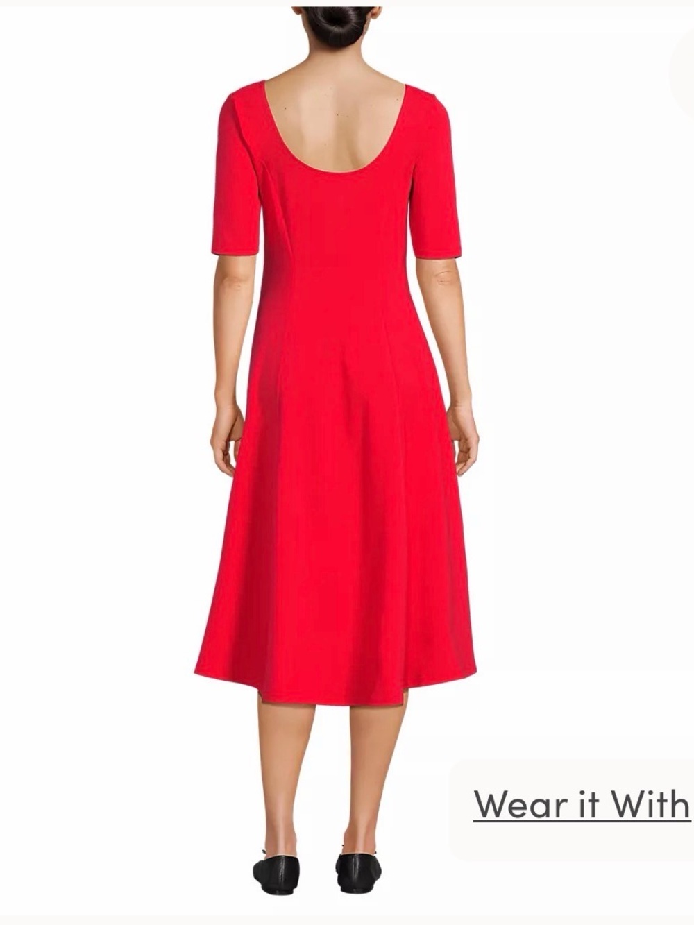 Red Lands End Starfish midi dress BN - Picture 2 of 7